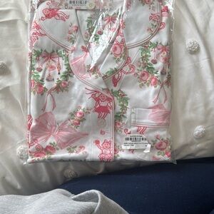 ROLLER RABBIT X LOVESHACKFANCY XMAS PJ SHORT SET